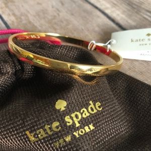 Kate Spade Bangles Bracelet Heart of Gold NWT